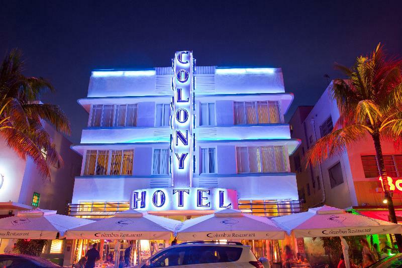 Colony Hotel Miami Beach Eksteriør billede